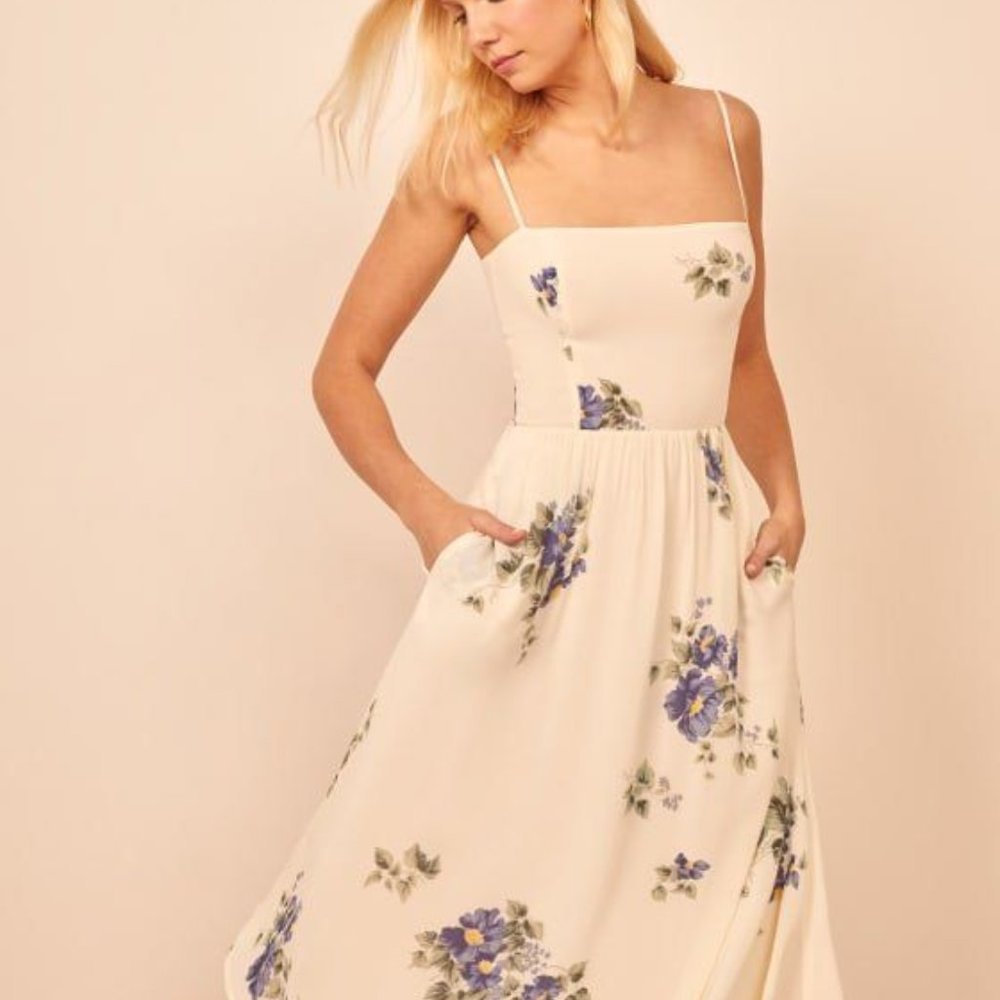 Elegant!! Reformation Rosehip Midi Dress - Macadam